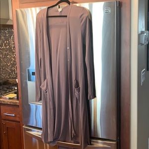 Light purple duster/cardigan